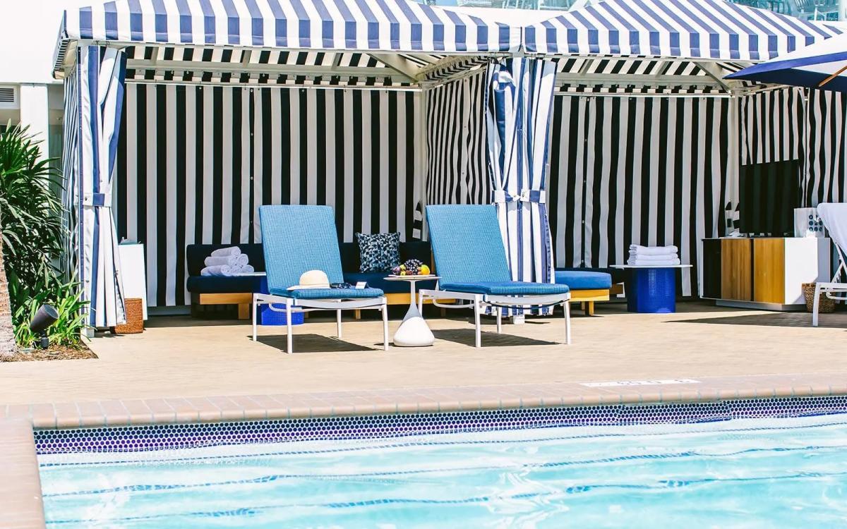 Pool Cabana at Hotel Del