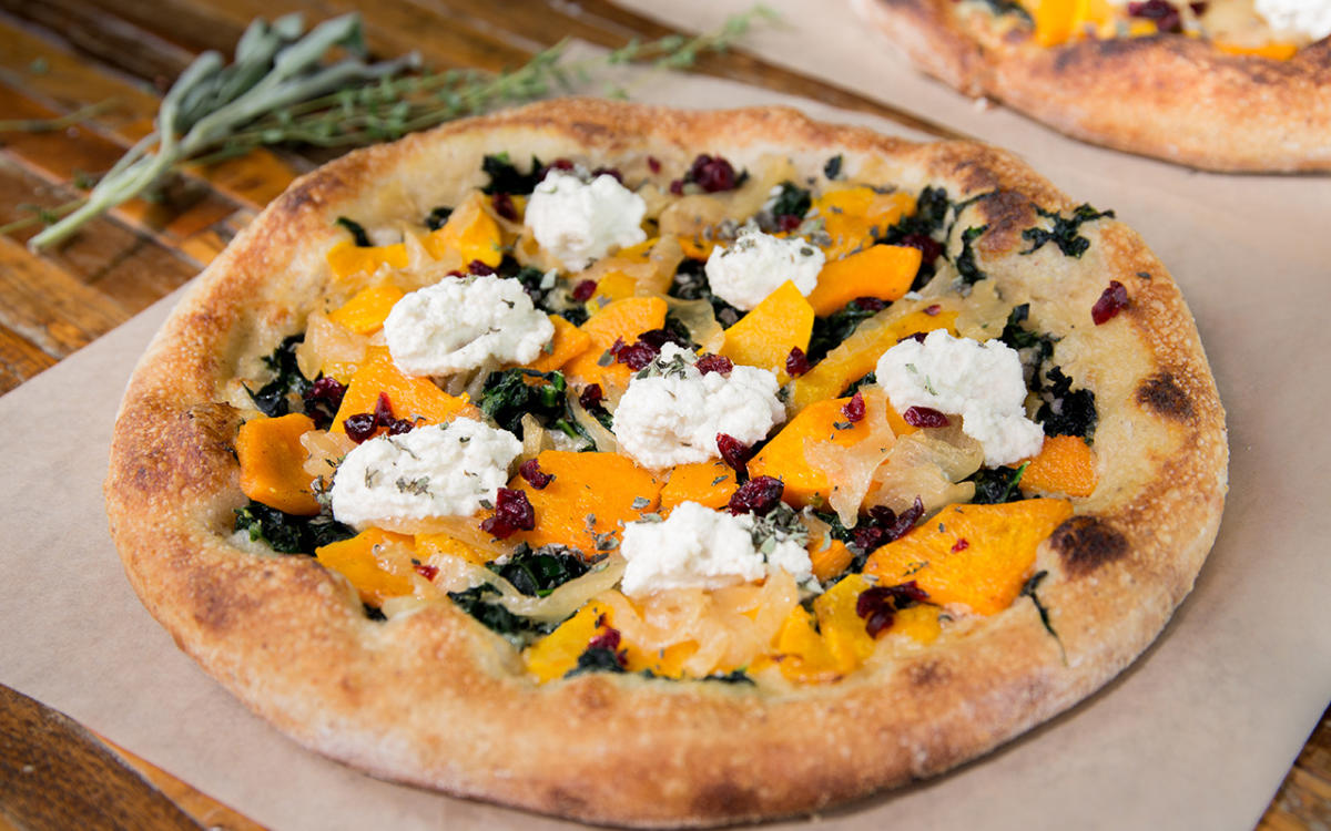 Butternut Squash Pizza at True Food Kitchen