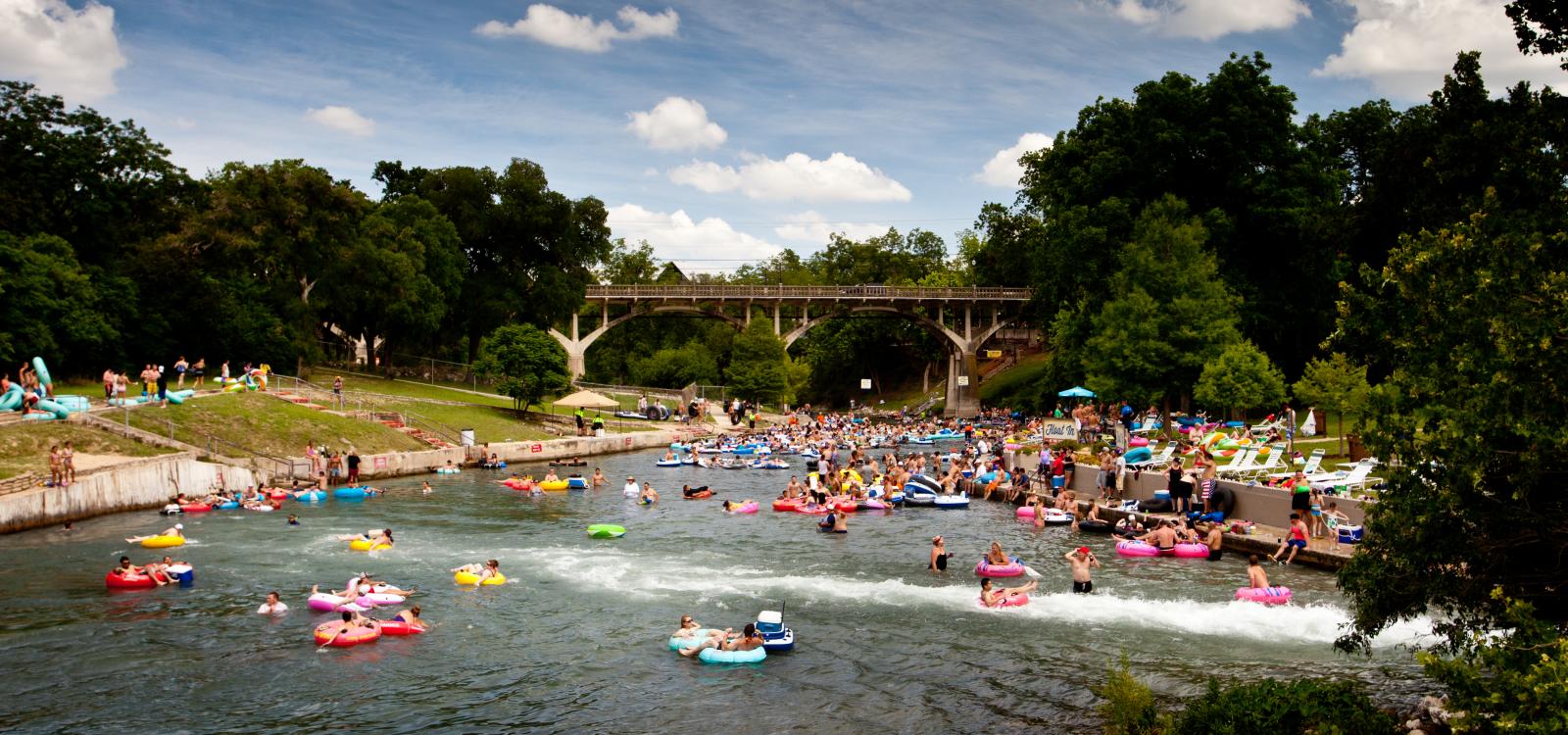 Comal River In New Braunfels