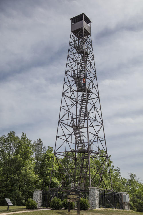 Fire Tower at Oubache State Park