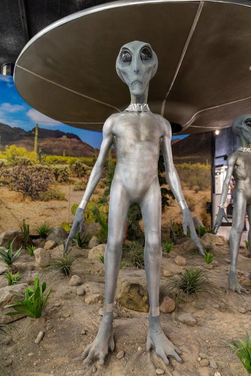 Over 200,000 per year come to see the International UFO Museum & Research Center in Roswell.