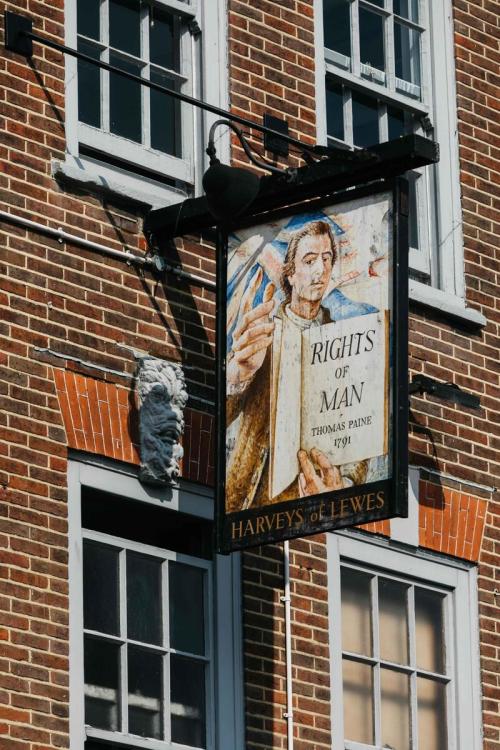 Rights of Man pub sign