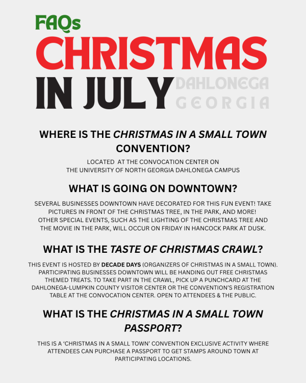 christmas in july FAQs