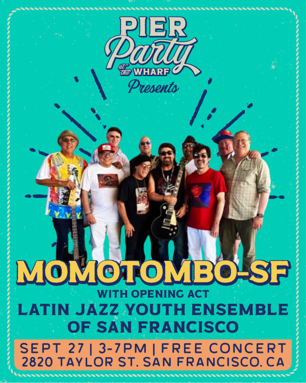 Momotombo and Latin Jazz Youth Ensemble of San Francisco perform at Pier Party at the Wharf in Fisherman's Wharf San Francisco