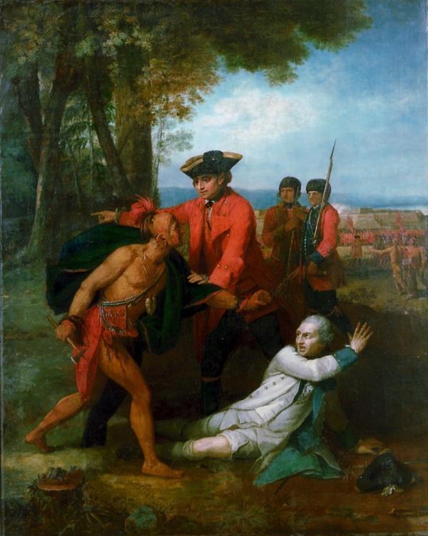 Gen. William Johnson Protects Gen. Deiskau