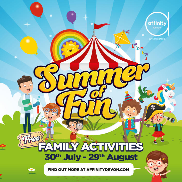 Beat the Summer Boredom with 5 Weeks of FREE Fun at Affinity Devon!