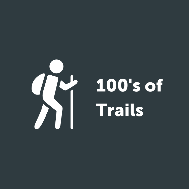 100s of Trails Infographic