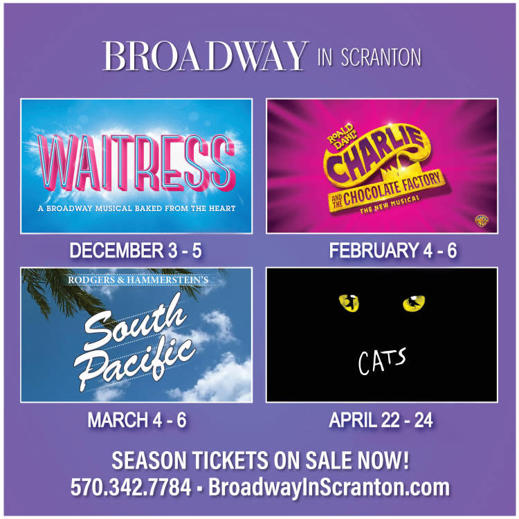 Broadway in Scranton at the Scranton Cultural Center at the Masonic