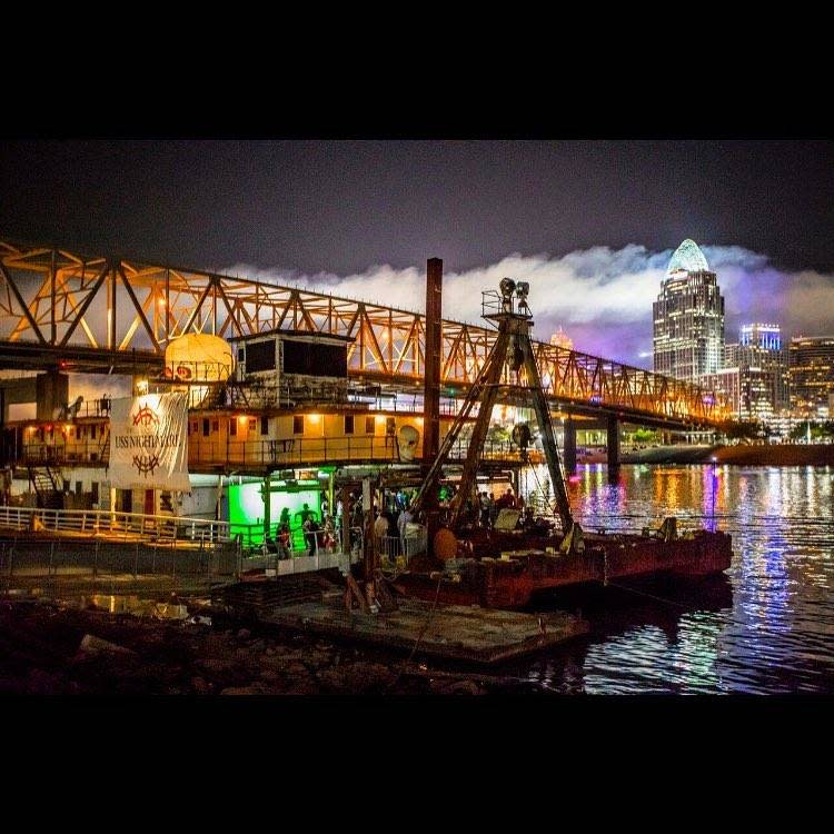 USS Nightmare with Cincinnati Skyline