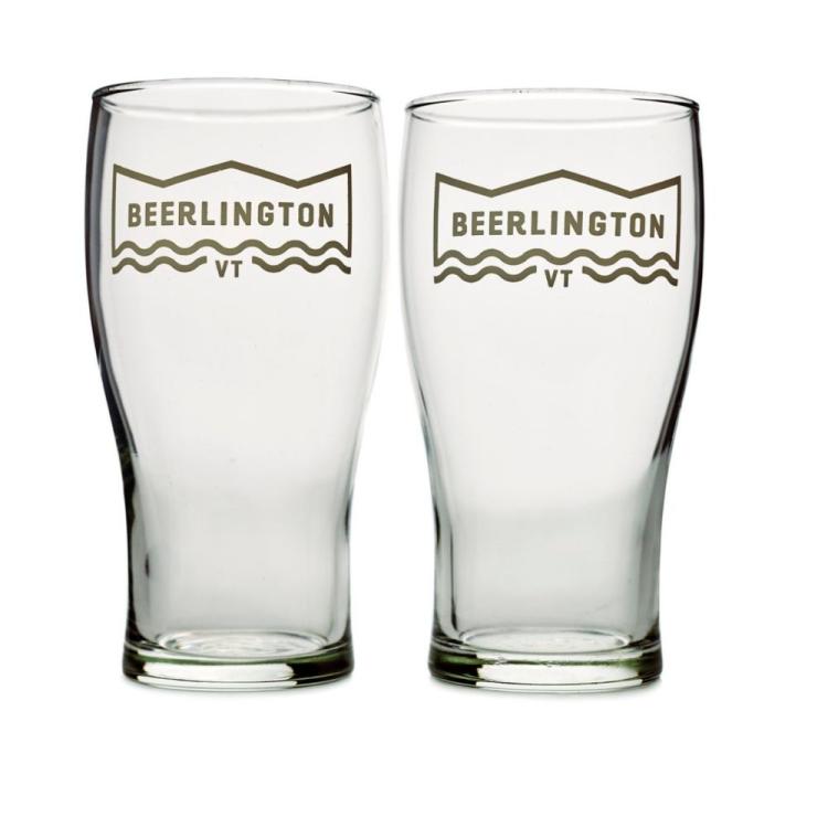 Hello Burlington 'Beerlington' Glasses