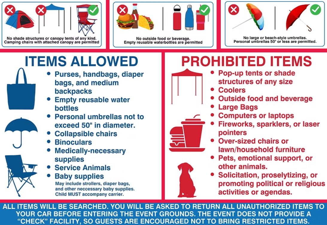 Kaboom Town Prohibited Items