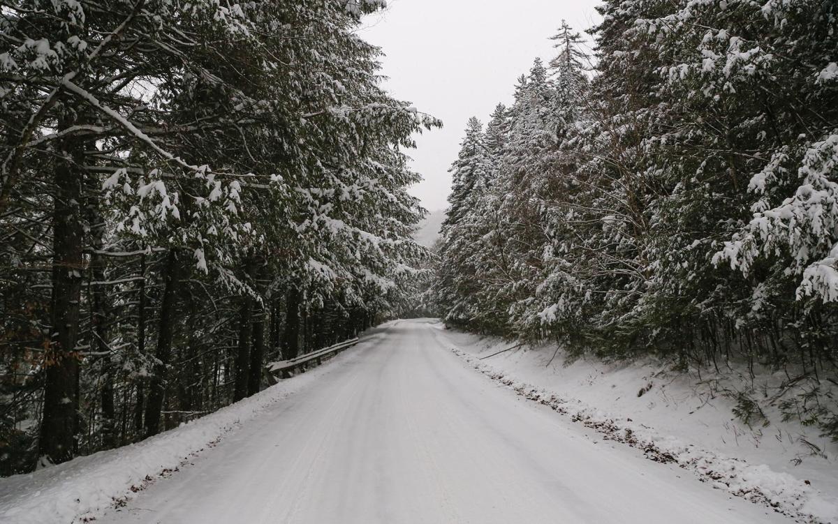 One of my simple pleasures during the winter months is exploring familiar (or new) back roads after a snowstorm. Just don't forget the essentials: snow tires, fully charged cell phone, and snacks. - 