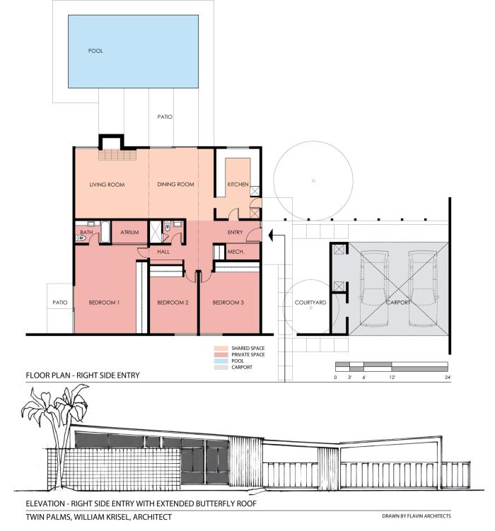 Alexander Home with Extended Butterfly flat roof