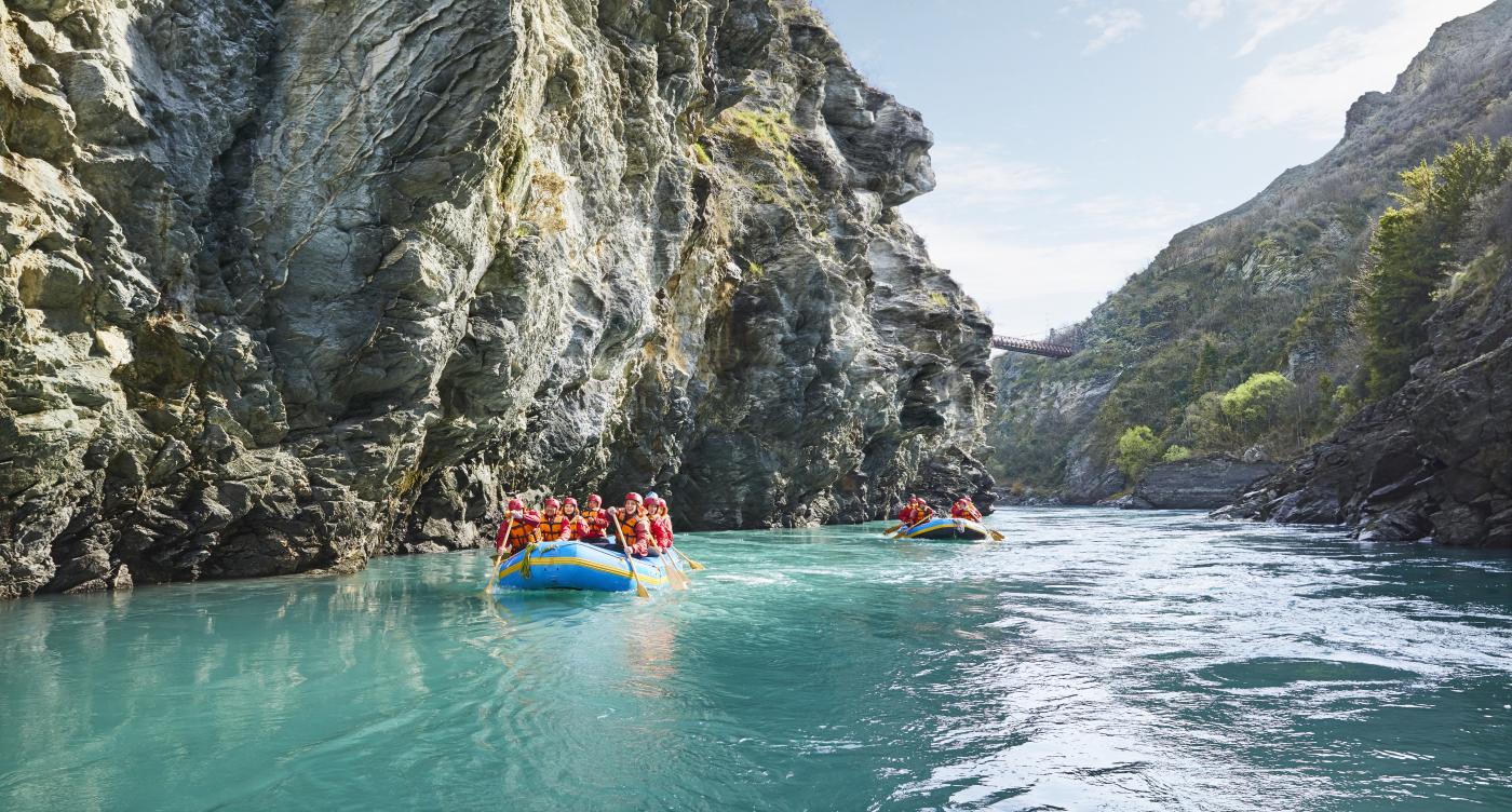 Rafting the Kawarau River with Go Orange