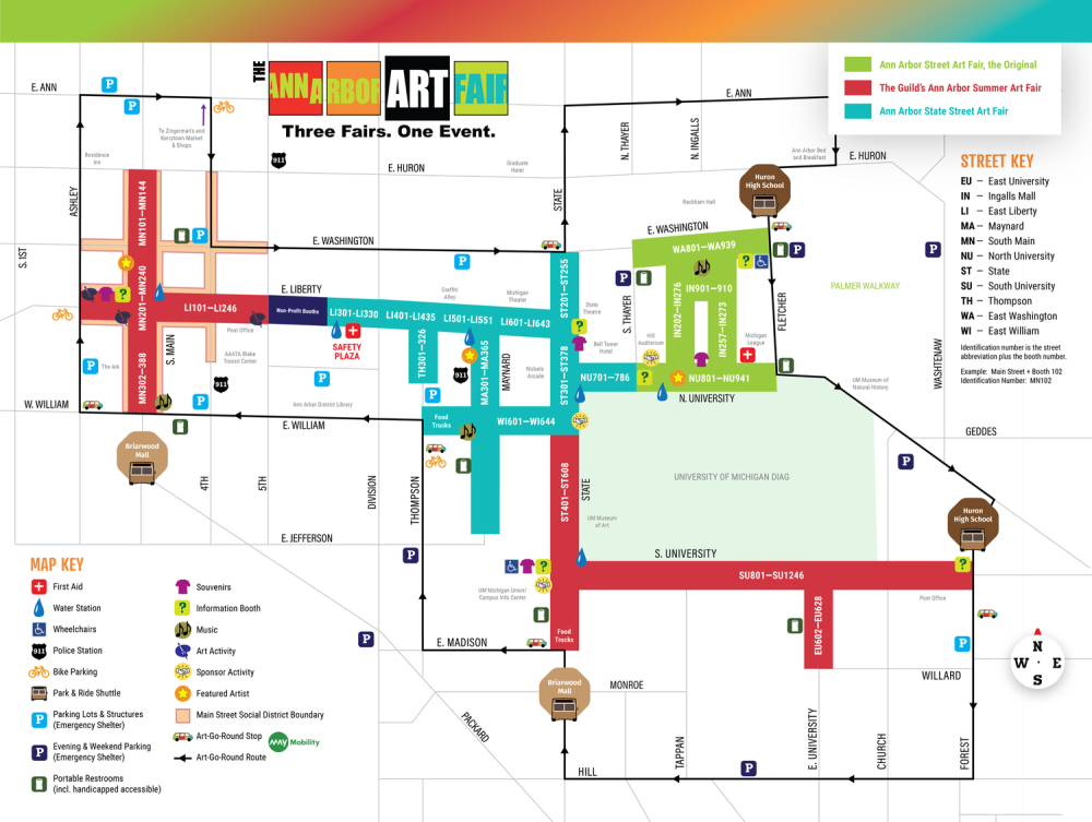 Art Fair Map