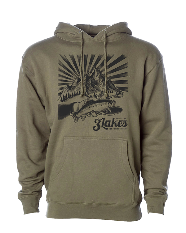 3 Lakes Ice Fishing Contest Sweatshirt