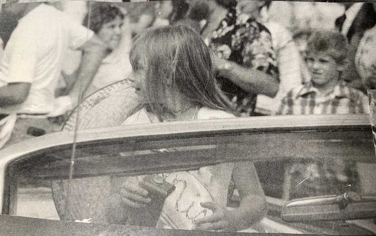 Vanessa Whiteside if photographed as a child attending the Chili Cookoff