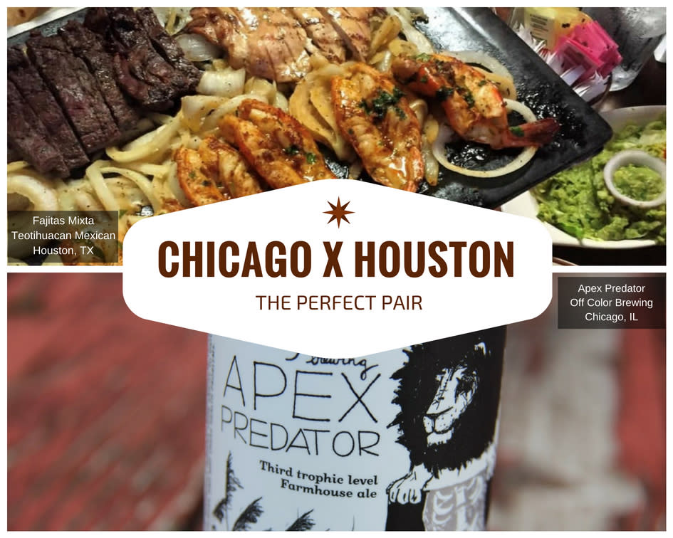 Chicago x Houston - Fajitas and Beer