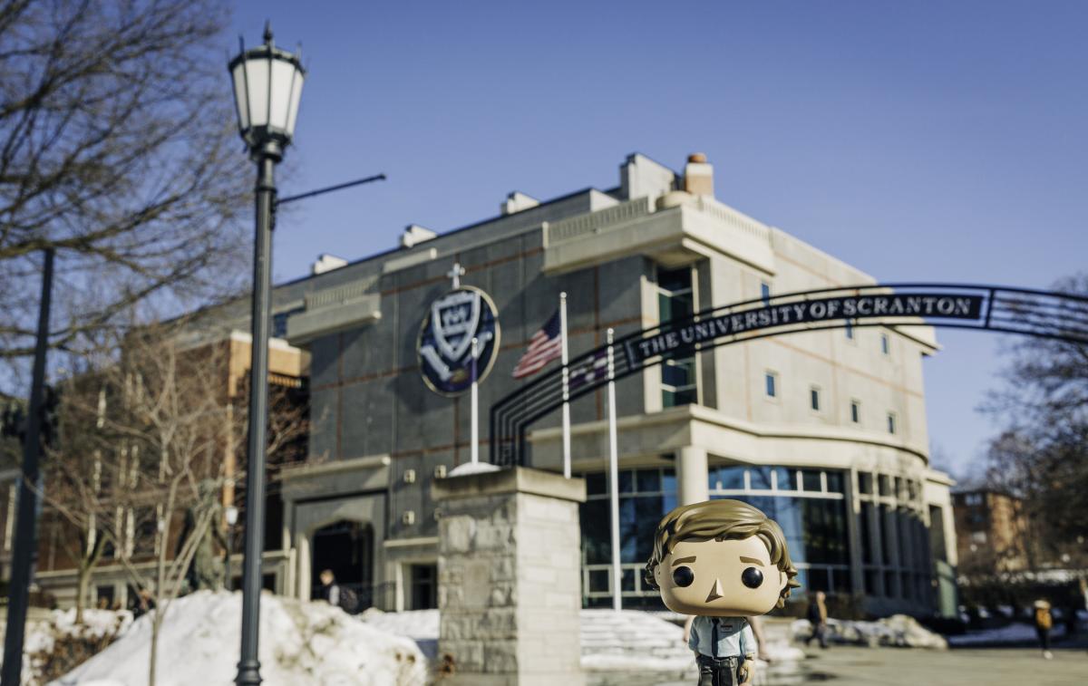 Jim Halpert Funko Pop at The University of Scranton