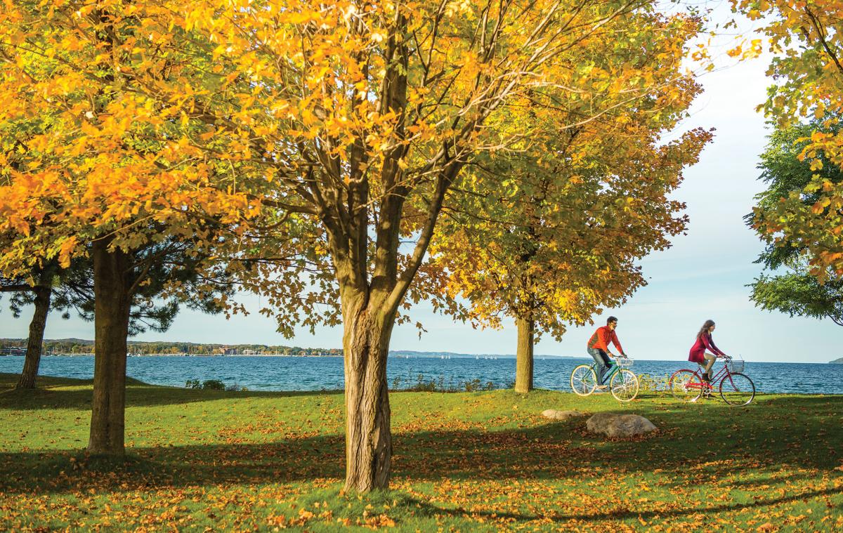 Clinch Park Fall Bikers
