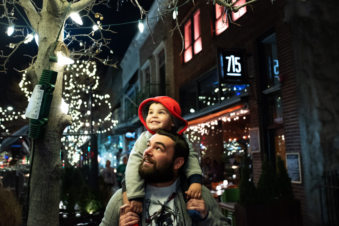 Holiday Santa Rescue Lighting Ceremony