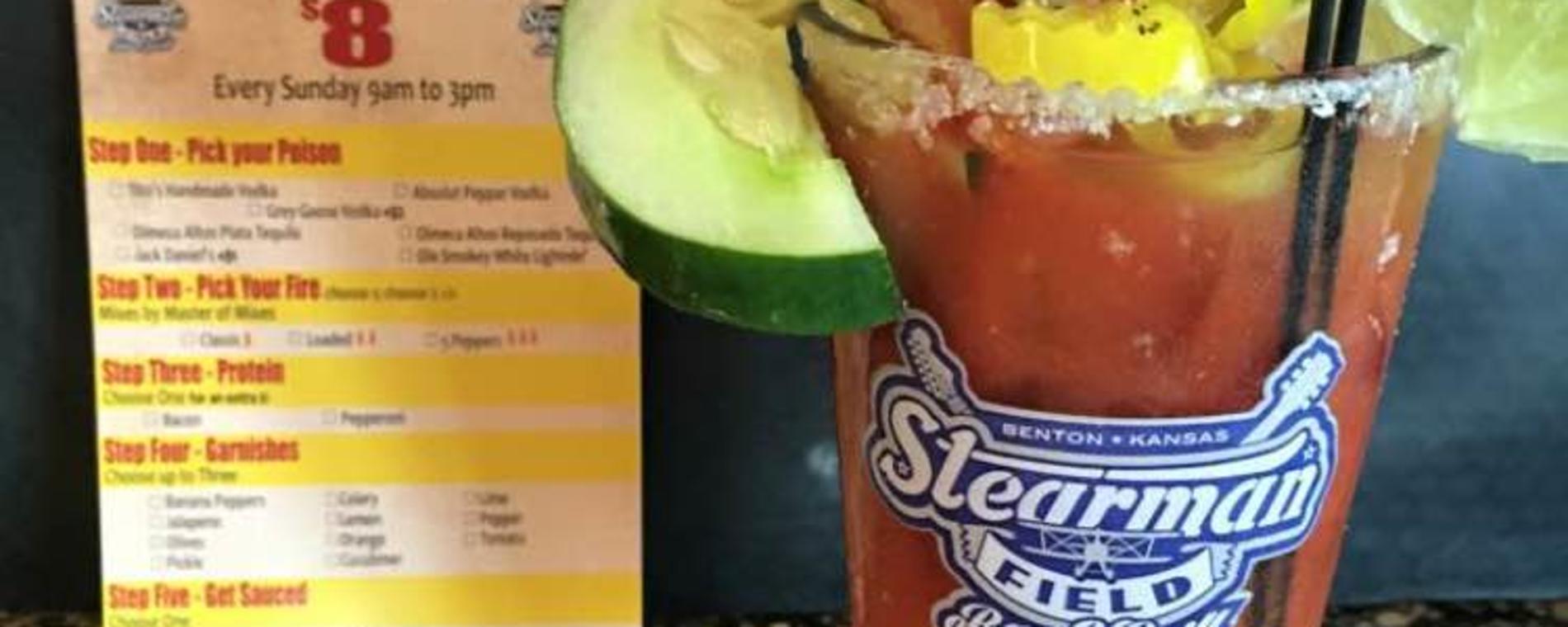 Stearmen Bar/Grill Bloody Mary Visit Wichita