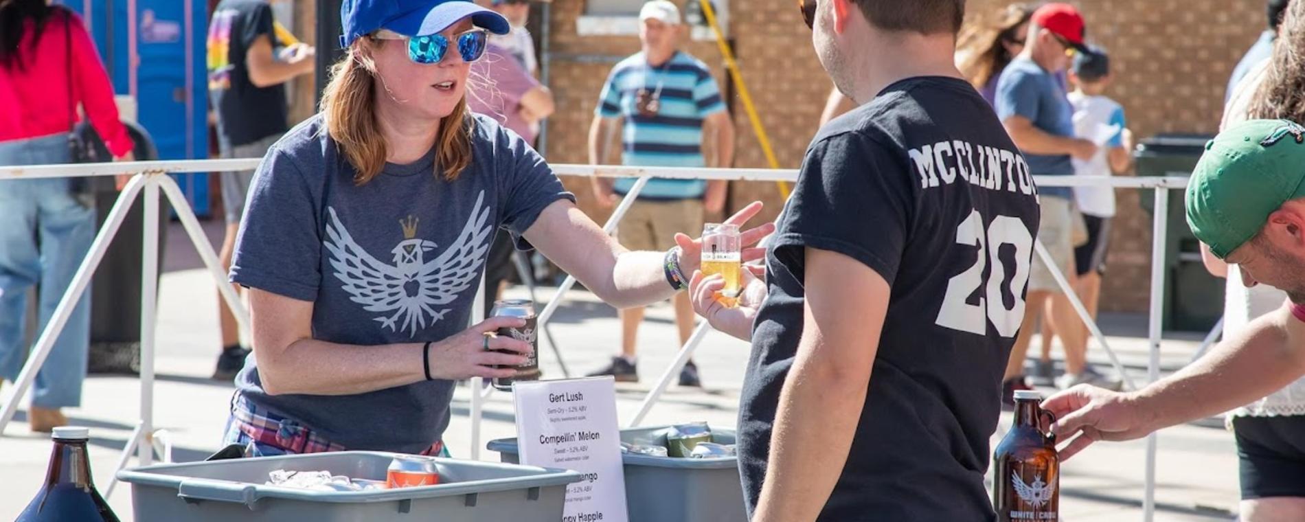 Denise at Beer Fest