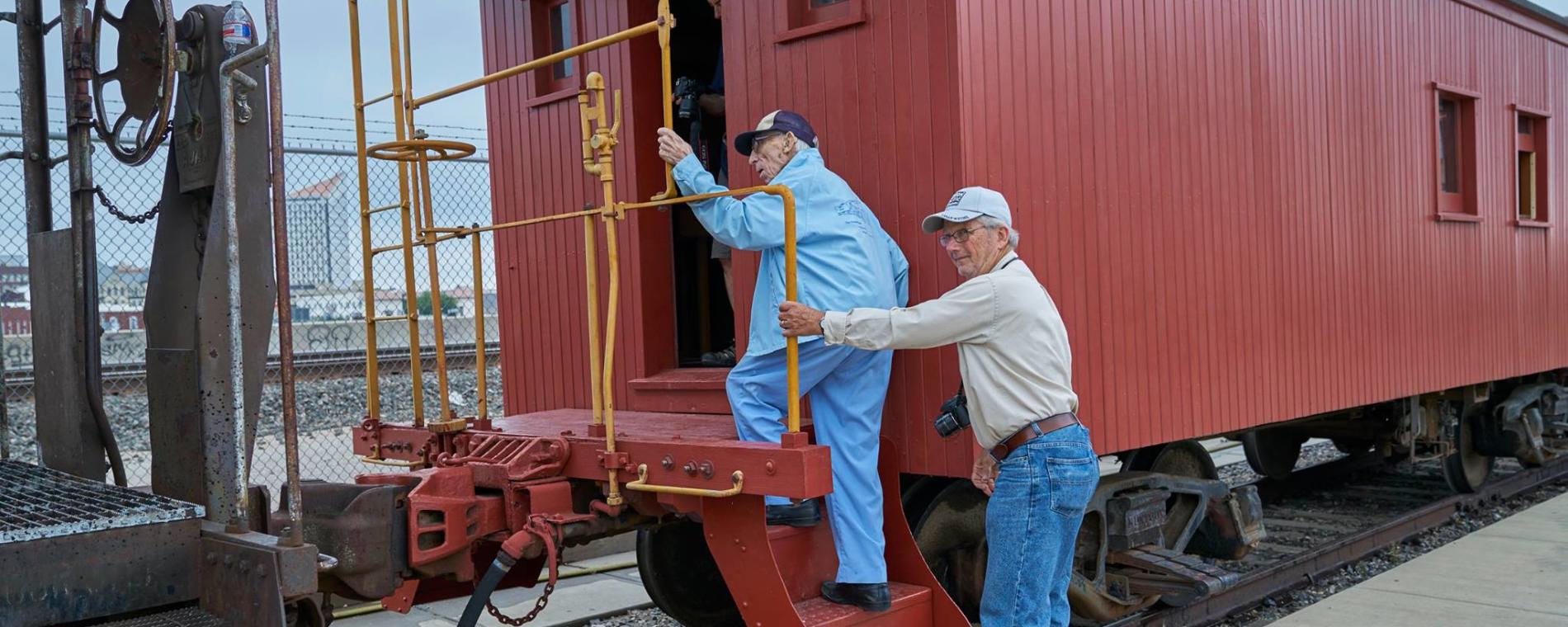 Great Plains Transportation Museum Caboos