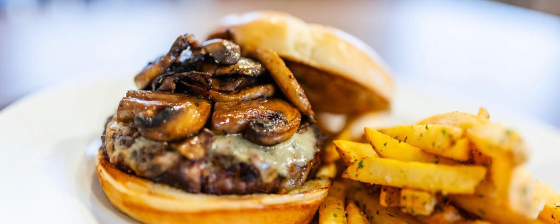 'Shroom & Swiss Burger