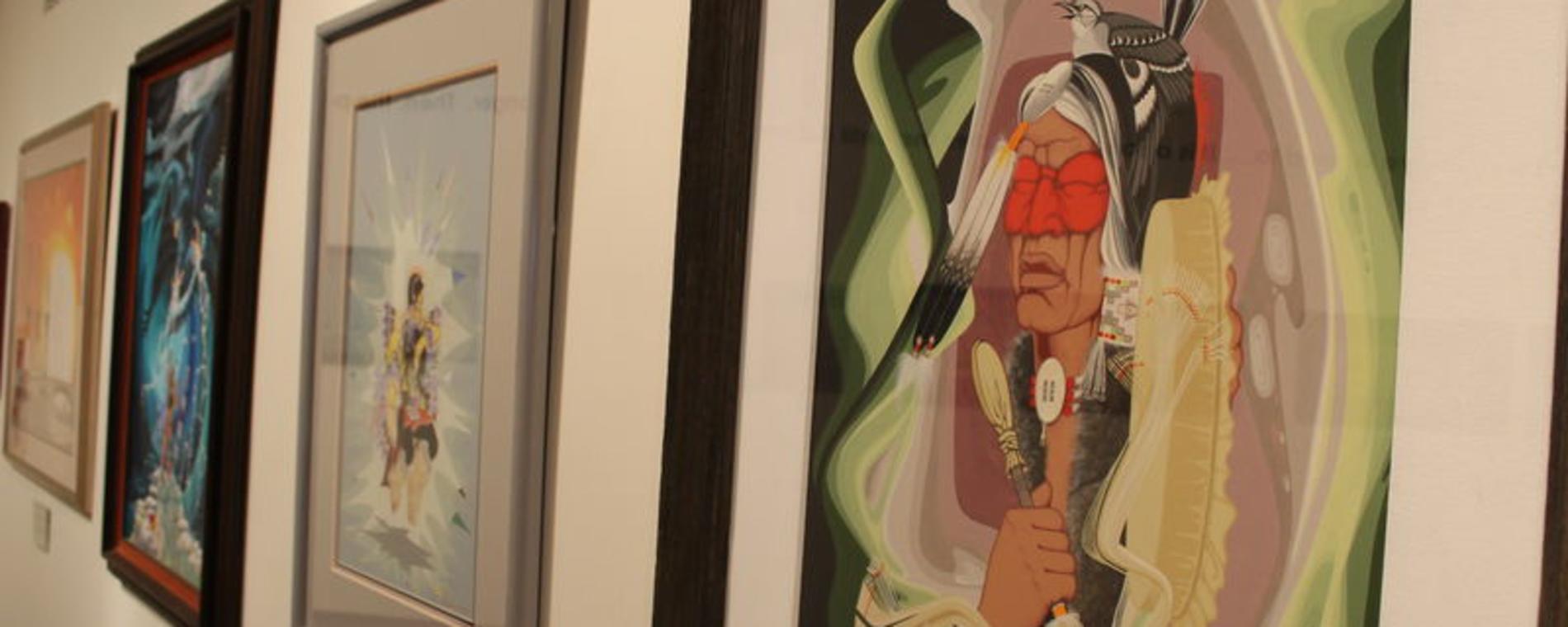 The Mid-America All-Indian Museum has an extensive collection of Blackbear Bosin's artwork.