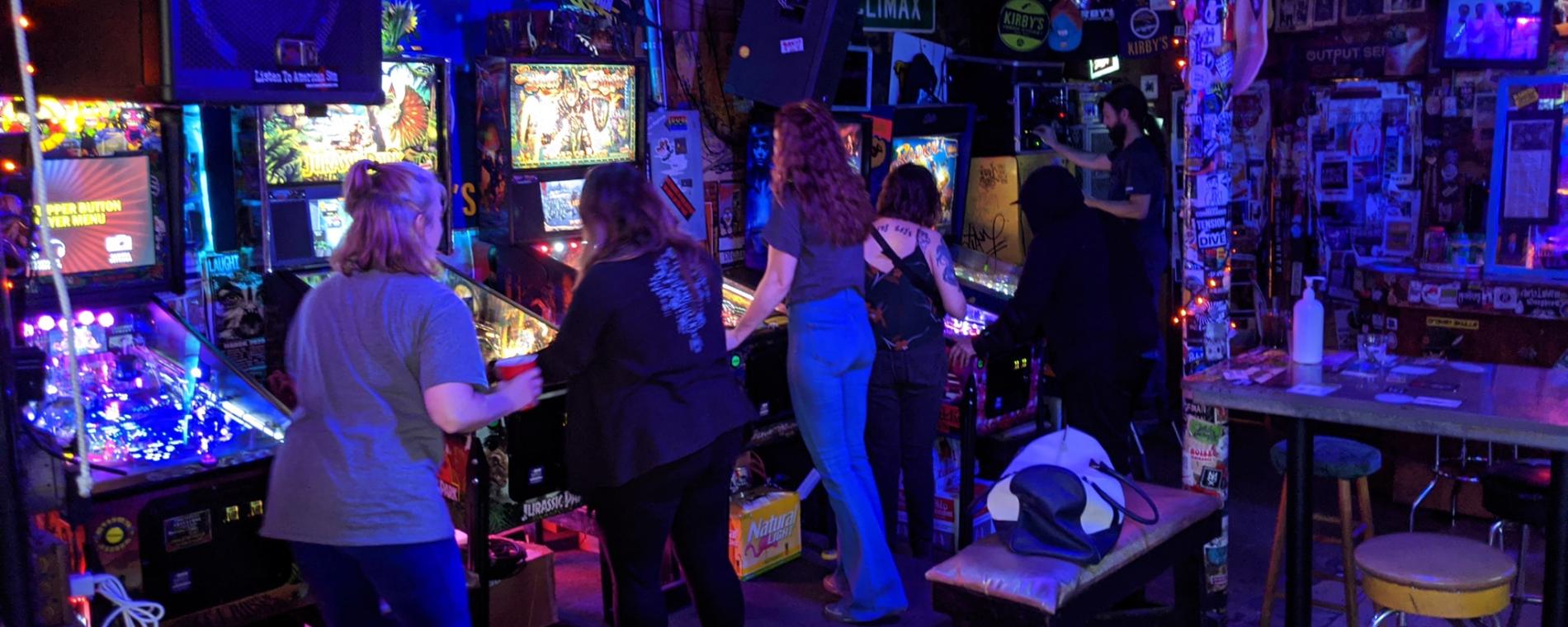 Kirby's Beer Store Pinball Players