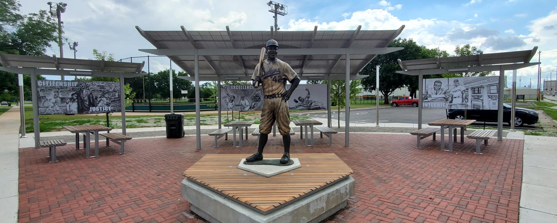 McAdams Park Robinson Statue