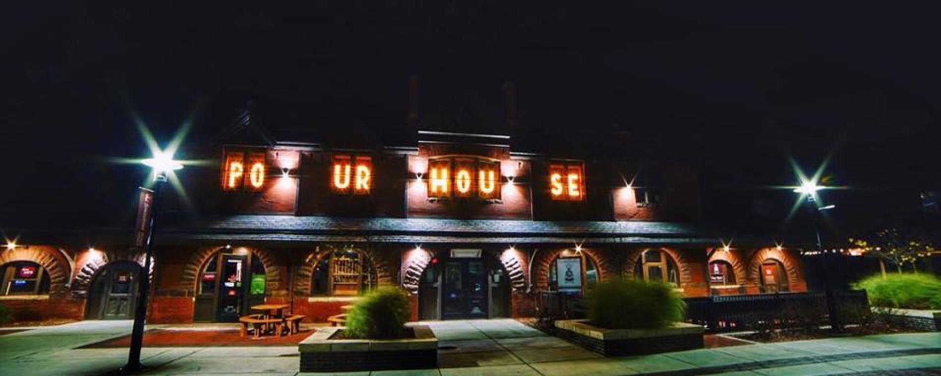 PourHouse night exterior Visit Wichita
