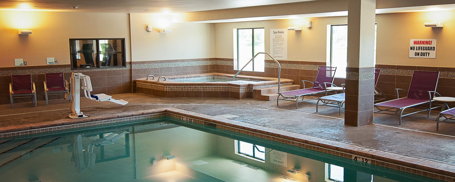 Holiday Inn Exp NE Pool Visit Wichita