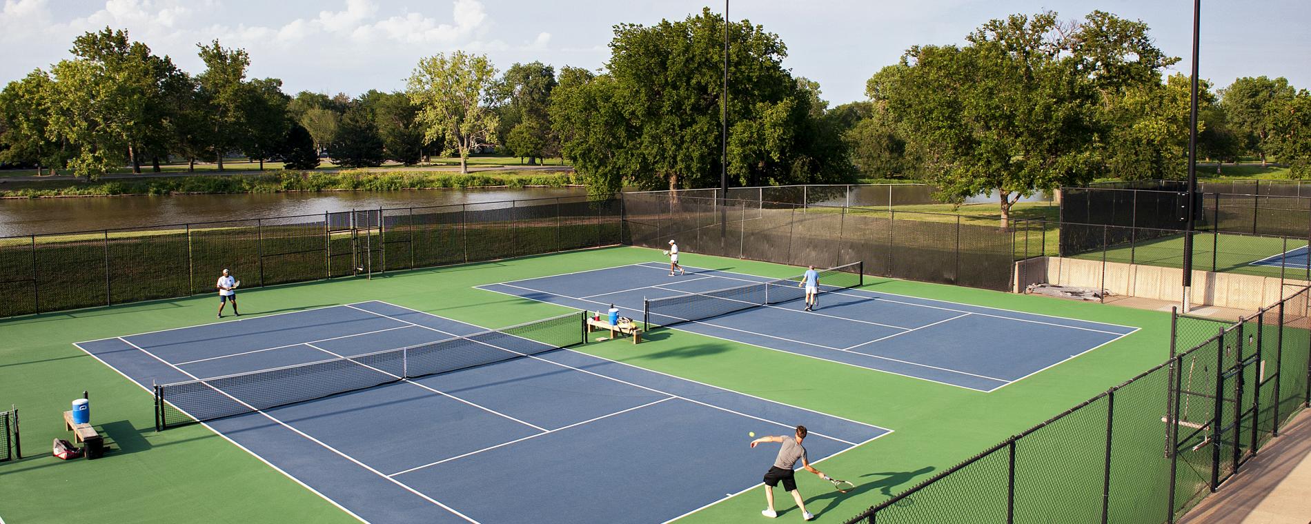 Ralph Wulz Riverside Tennis Court Game