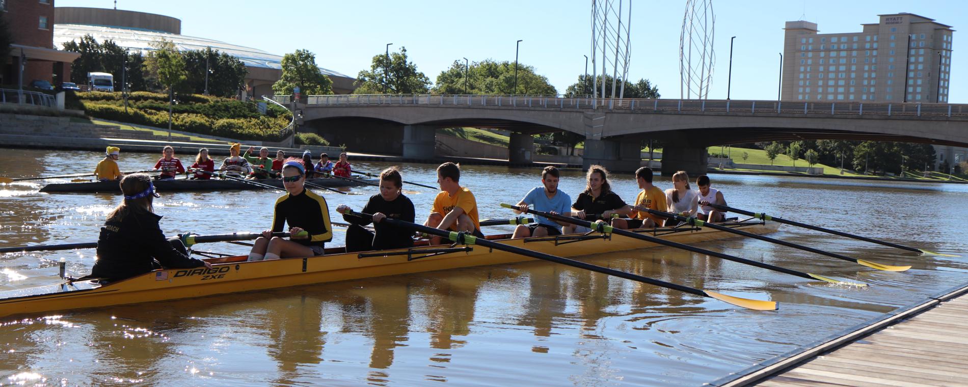 Boats/Bikes rowing Visit Wichita