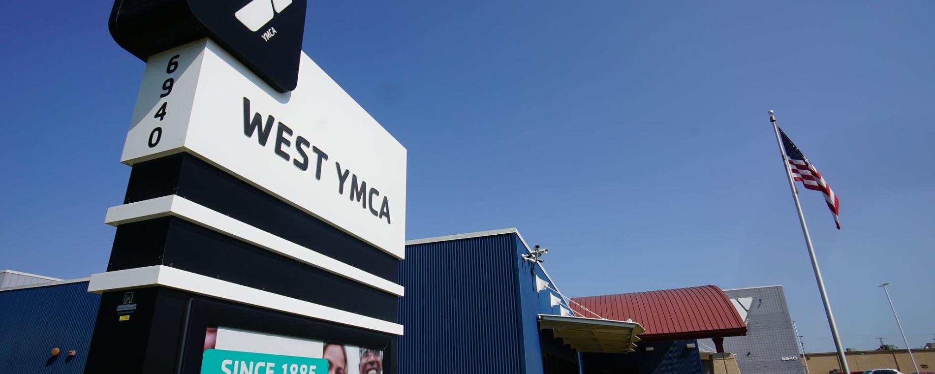 Sign West YMCA
