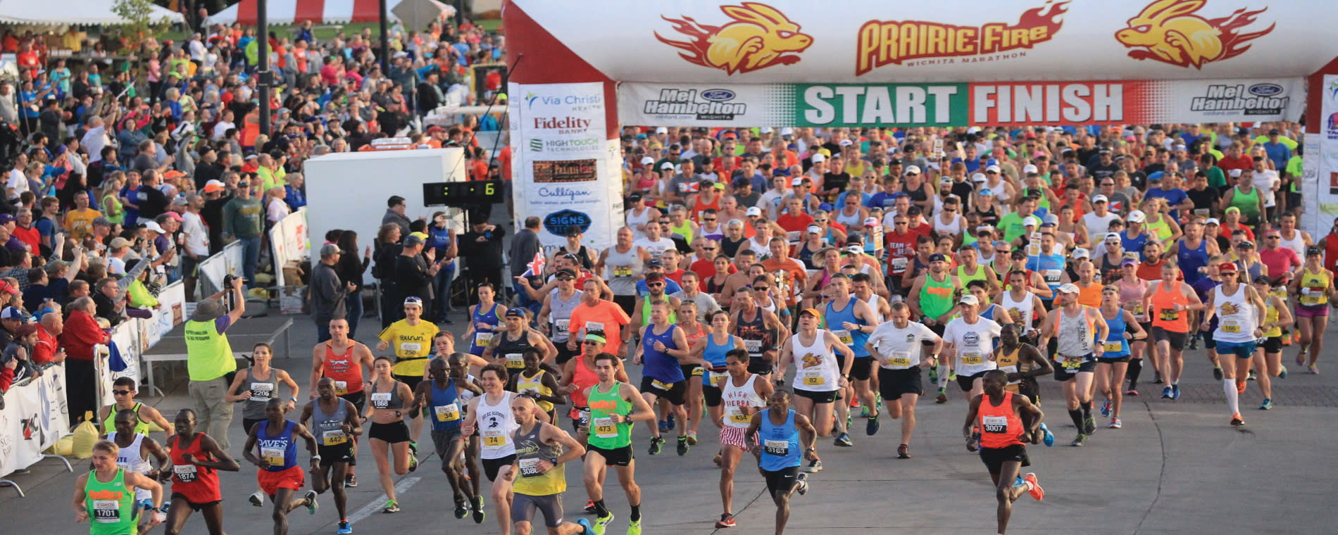 Prairie Fire Marathon 2015_Starting Line_Greater Wichita Sports Commission