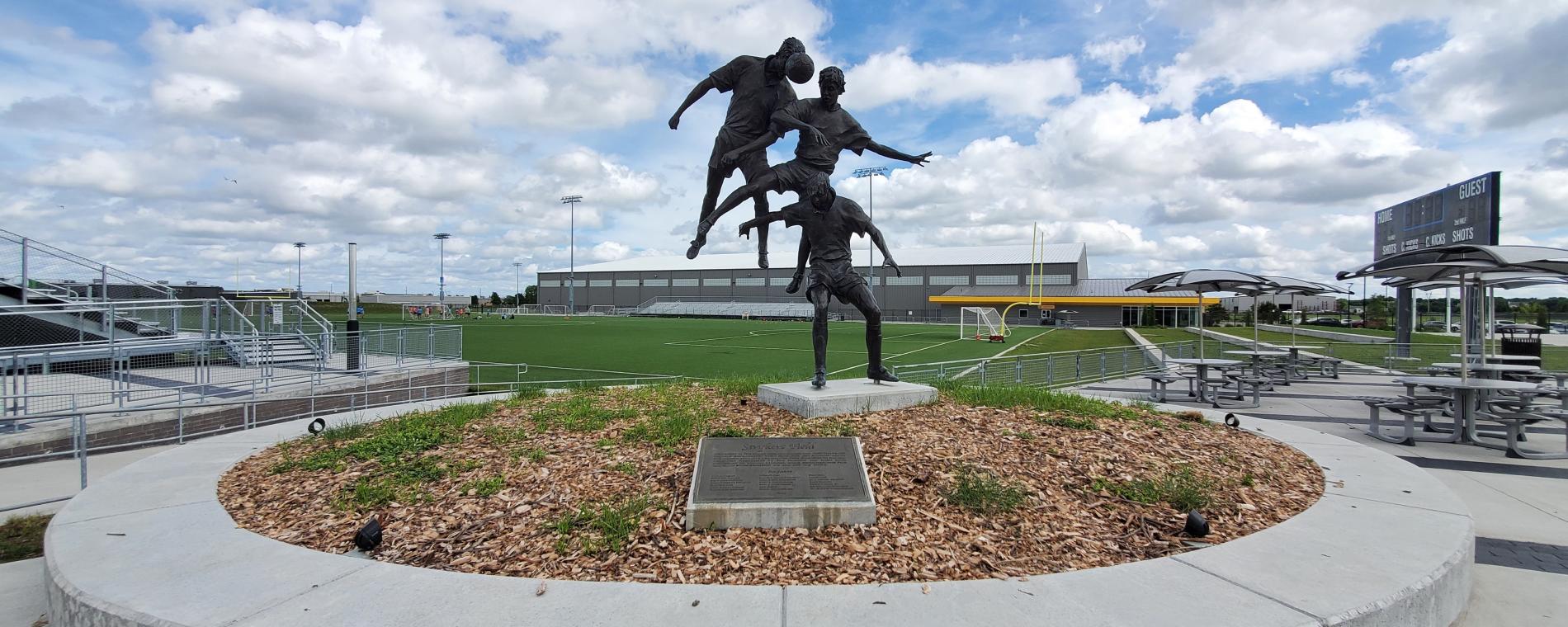 Stryker Sports Complex Statue