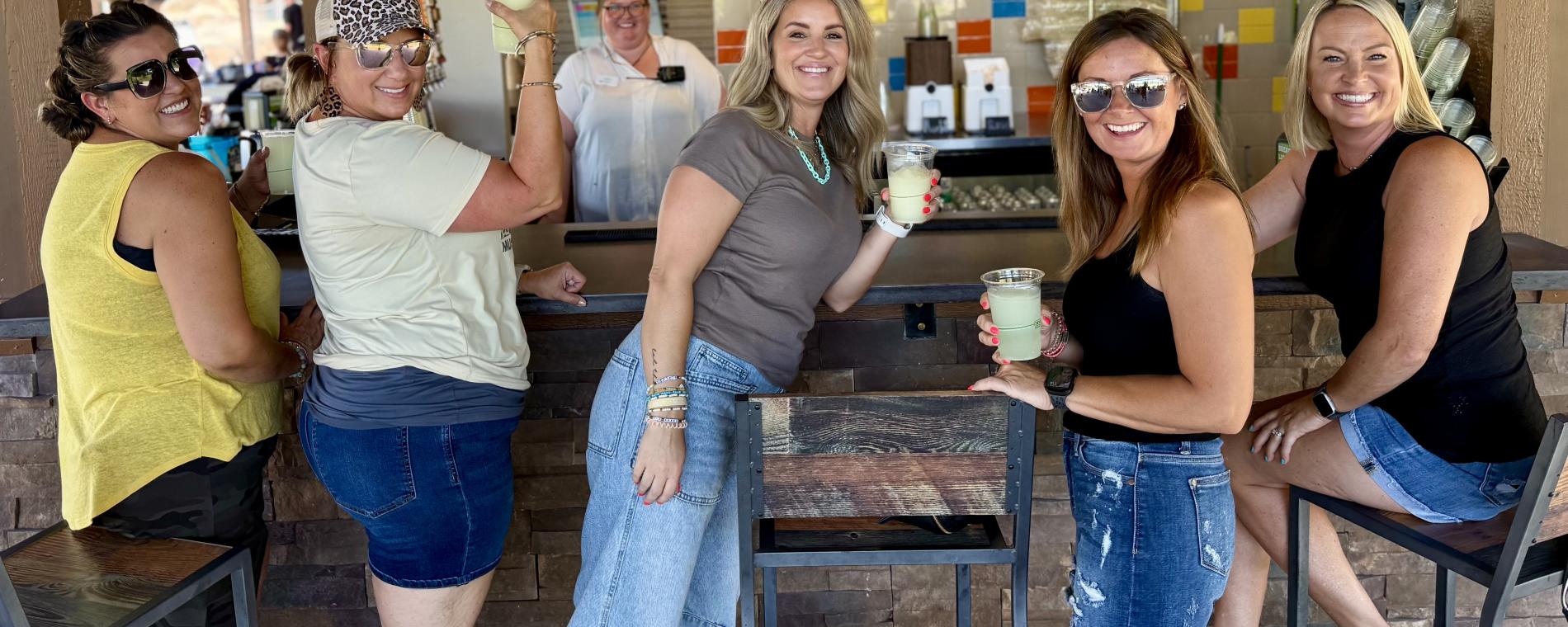 All inclusive breakfast, lunch, snacks, and drinks