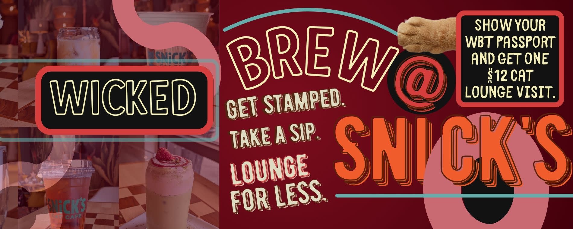 Wicked Brew Passport Perk: Lounge for Less