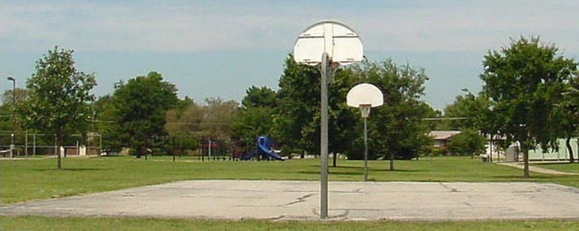 Basketball Courts at Osage Park Wichita