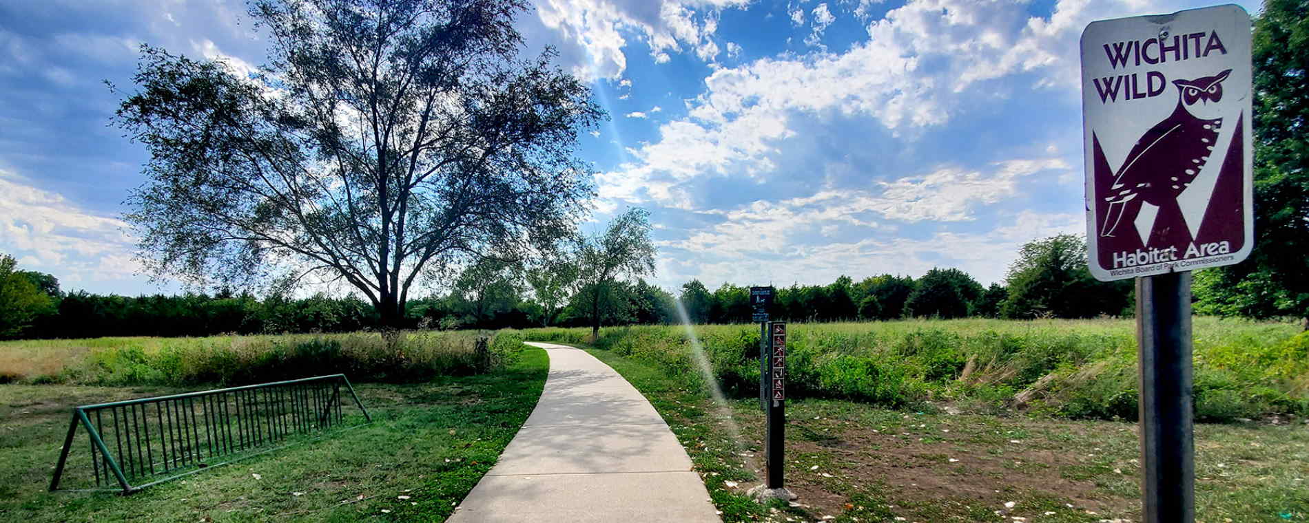 Walking Path at Swanson Park Wichita