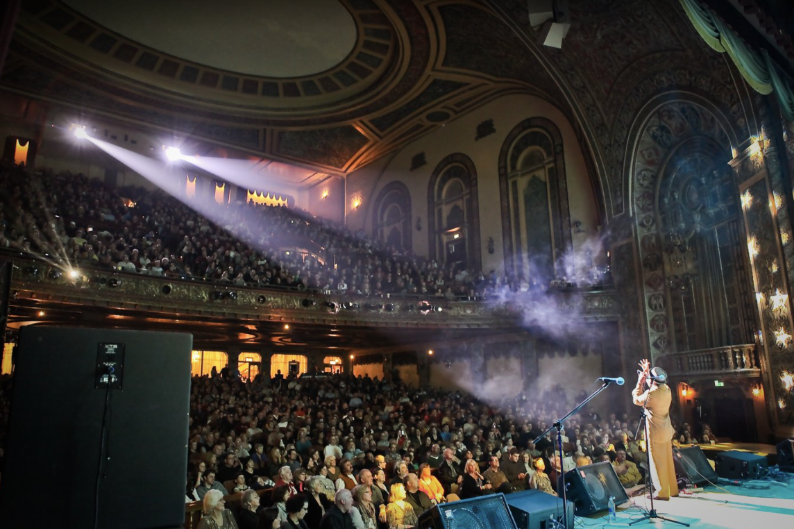 A performance at the Embassy Theatre in Fort Wayne