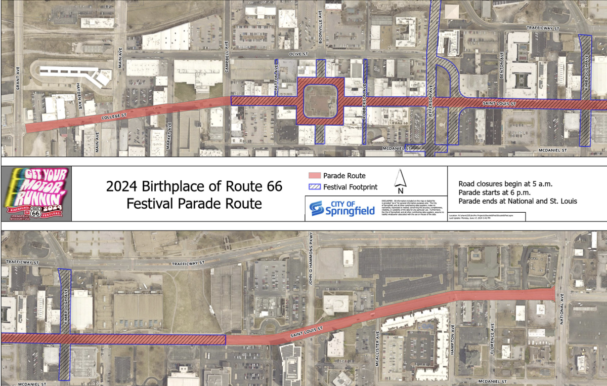Route 66 Festival Parade Route 2024