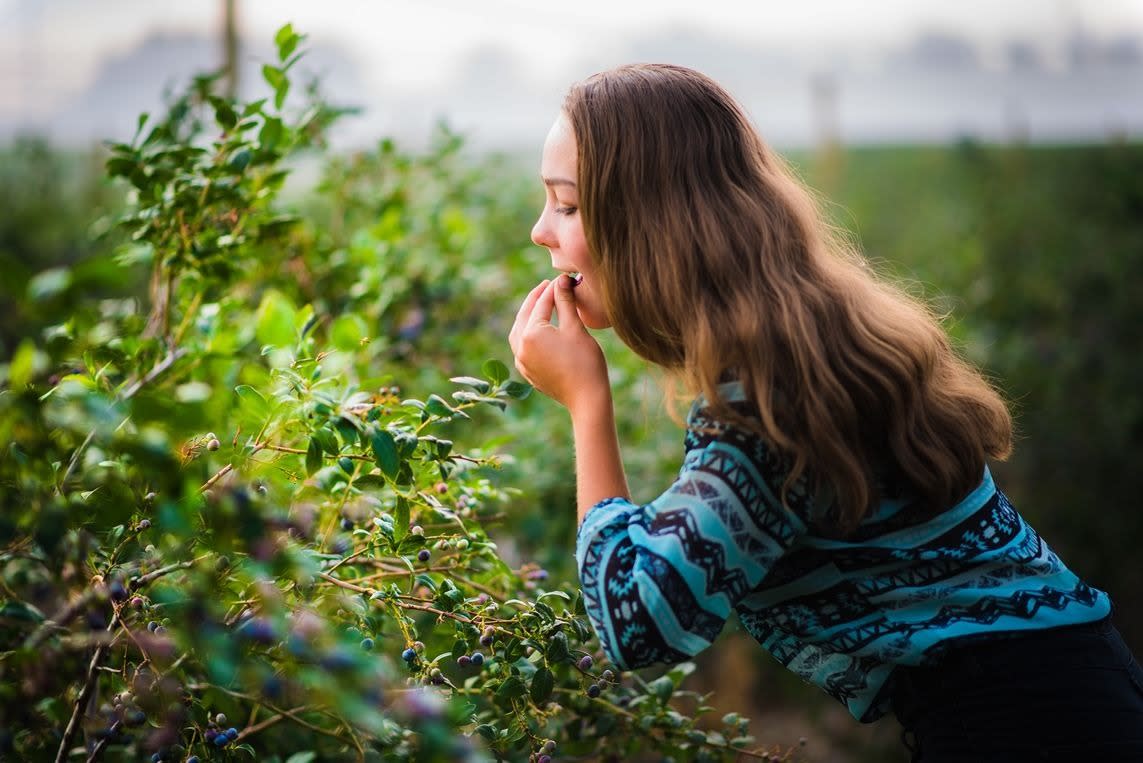 freshly picked berry