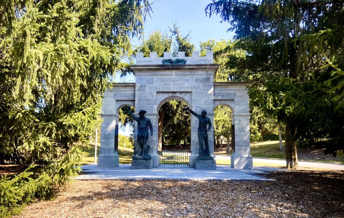 Memorial Park monuement entrance