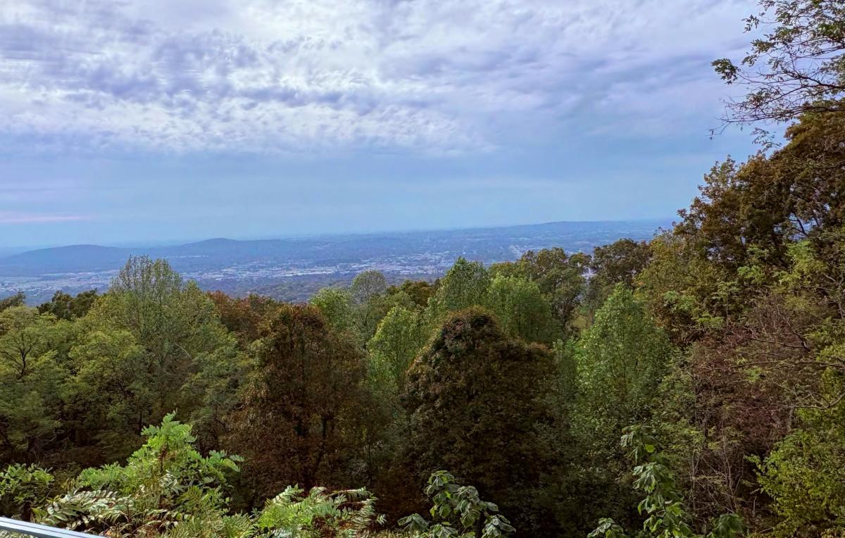View from Burritt on the Mountain