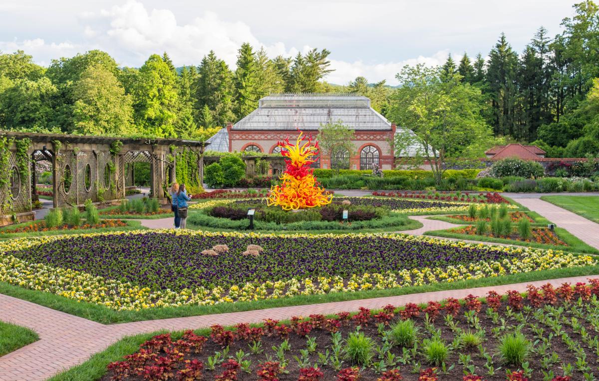 Chihuly at Biltmore Walled Garden