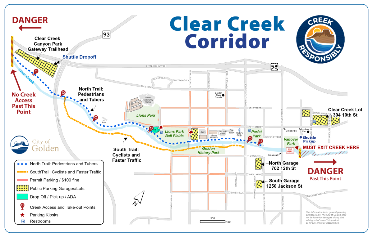 Clear Creek Safety Information Flow Rates & Guidelines